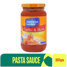 American Garden Garlic & Herb Pasta Sauce 397 gm