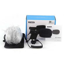 BOYA BY-VM01 Microphone Directional Video Studio Condenser Microphone Recording for Canon Nikon Penda Sony DSLR Camera Camcorder