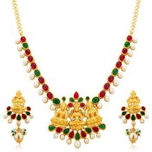 Sukkhi Traditional Gold Plated Temple Necklace Set For Women