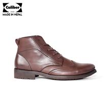 Caliber Shoes COFFEE Lace Up Lifestyle Boots For Men - ( 235 C)