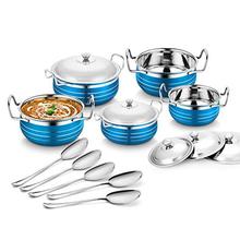 Classic Essentials Stainless Steel Handi Set, 10-Pieces,