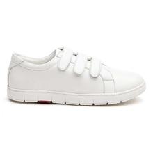 Carlton London White Velcro Sneakers For Men (CLCLM-1574WH)