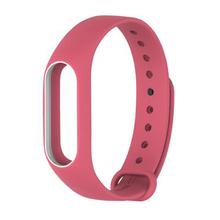 MiBand 2 Silicone Wrist Strap Bracelet Double Color Replacement watchband for Original Xiaomi Mi band 2 Wristbands belt Rubber