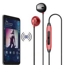 PTron InTunes Magnetic Bluetooth Headset With Mic For All Smartphones (Red/Black)