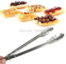 STAINLESS STEEL SALAD TONGS BBQ Kitchen Cooking Food Serving