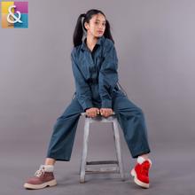 AMPERSAND Lead-The-Way True Blue Jumpsuit For Women