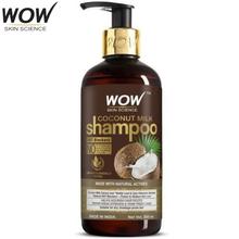 WOW Skin Science Coconut Milk Shampoo (New) - No Parabens, Sulphate, Silicones, Color & Salt - DHT BLOCKERS - (300 ml)