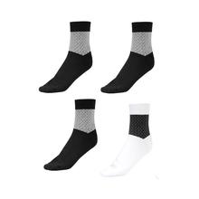 Happy Feet Zig Zag Socks Pack of 4 Pairs[1007]