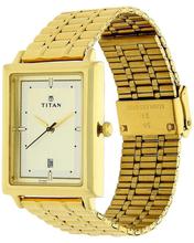 Titan Champagne Dial Analog Watch For Men - 1715Ym02