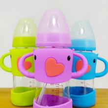 Honey Baby Glass Bottle with Silicone Base