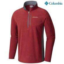 Columbia 1618411607 Lost Peak Half Zip Fleece Sweatshirt For Men- Maroon