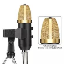 USB Condenser Microphone Sound Recording Audio Studio Bro casting w/ Tripod Stand