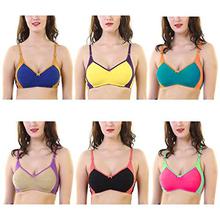 Yes Beauty Women's Cotton Mix Hosiery Non-Padded Bra -