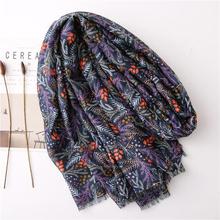 Korean Style Sun Protection Premium Printed Scarves For