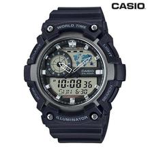 Casio Illuminator Round Dial Digital Watch For Men -AEQ-200W-1AVDF