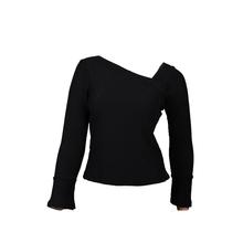 Black Full Sleeves Flared Top dress For Women