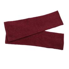 Maroon Solid 100% Cashmere Gloves Mittens