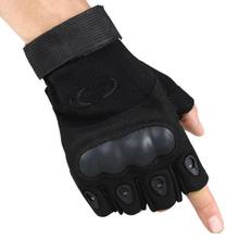 Half-finger gloves_riding marching fan gloves wear-resistant