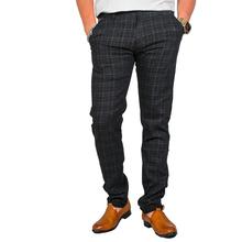 Virjeans Stretchable Cotton Check Chinos Pant for Men (VJC 713) Back