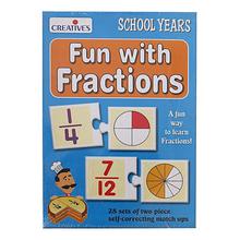 Creative Educational Aids Fun With Fractions Puzzle - Multicolored