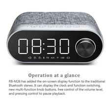 REMAX RB-M26 Bluetooth Speaker With Alarm Clock