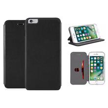 Black Leather Shockproof Wallet Flip Stand Case Cover For Iphone 6 Plus