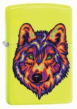 Neon Wolf Zippo Lighter (29639-000009)