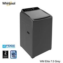 WHIRLPOOL 7.5 KG Fully Automatic Top Load Washing Machine With Stainwash (WM Dry Elite 7.5 Grey)