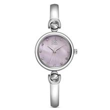 SK Shell Women's Quartz Movement Clasp band Wrist Watch