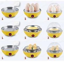 Electric Egg -Boiler/Poacher cum Food Steamer- Stylish Egg Boiler Cooker ( Boils Potatoes, Eggs and Many More) - ASSORTED COLORS