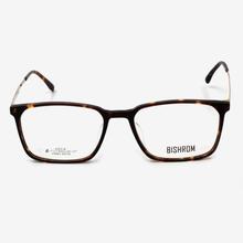 Brown/Golden Acetate Square Frame (Unisex) - 171001