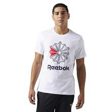 Reebok White Classics Graphic T-Shirt For Men - BQ3474