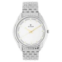 Titan 1578SM05 White Dial Analog Watch For Men