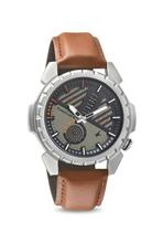 Fastrack Loopholes Beige Dial Watch for Men-3090SL04