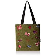 Kanvas Katha Women's Denim Embroidered Tote (KKDET004)