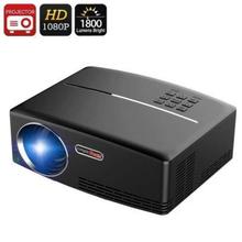 VIVIBRIGHT GP80 1800 Lumen Portable Projector - (Black)