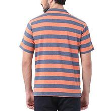 Classic Polo Striped Grey Casual T-shirt