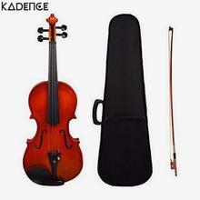 Kadence, Vivaldi 4/4 Violin With Bow, Rosin, Hard Case V-001C Glossy