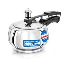 Hawkins Stainless Steel Contura Pressure Cooker-1.5L (Work On Gas and Induction)