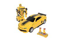 Remote Controlled Transformable Robot Car (Yellow)