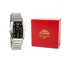 Fujitime M2712 Analog Stainless Steel White Dial Watch For Men