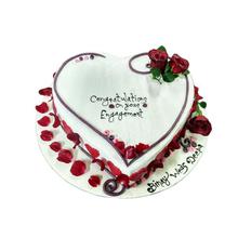 Heart Shaped Butter Scotch Cake From Bake House-6lb