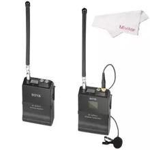 BOYA BY-WFM12 VHF Wireless Microphone System for Smartphones, DSLRs, Camcorders, Audio recorders, PCs and More