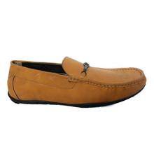 Tawny Brown Slip On Loafer Shoes For Men