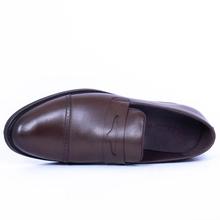 Caliber Shoes Tan wineRed Slip On Formal Shoes For Men -K 527c winered