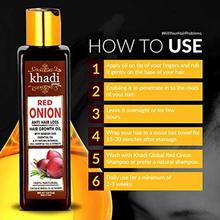 Khadi Global Red Onion Hair Oil for Hair Growth with