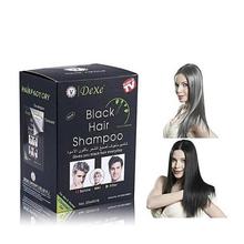 Dexe Black Hair Coloring Shampoo With Free Gloves - 250ml