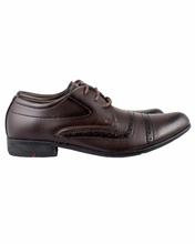 Shikhar Men's Brown Derby Shoes