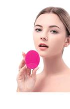 Face Scrubber, Soft Silicone Facial Cleansing Brush Wash Sponge Massage Pore Blackhead Removing Exfoliating