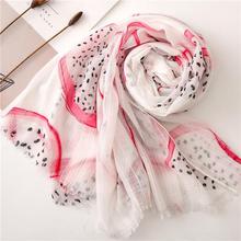 Korean Style Sun Protection Premium Printed Scarves For